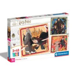 Set 3 puzzle Harry Potter 48 pezzi Clementoni