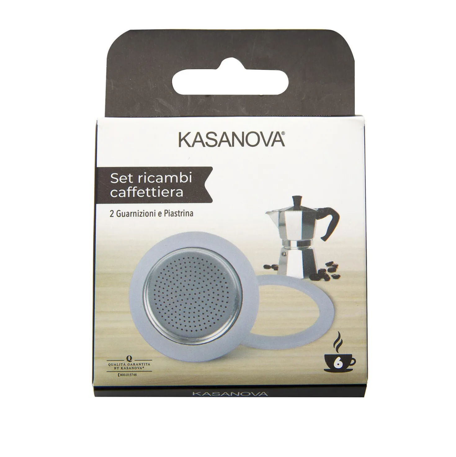 Set ricambi caffettiera 6 tazze