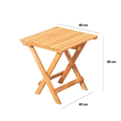 Set 2 sdraio legno cuscini grigi con tavolino
