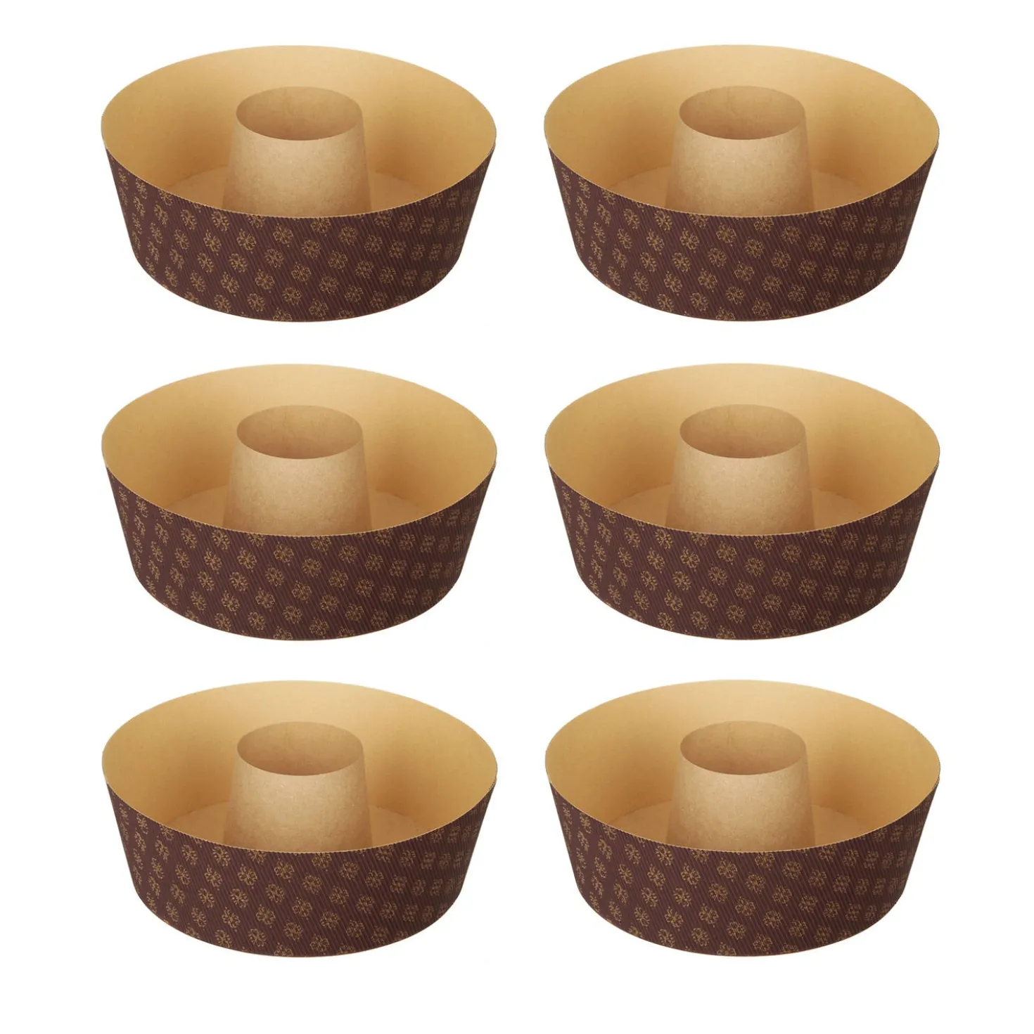 Set 6 stampi ciambella in carta 22 cm Fatto in casa da Benedetta