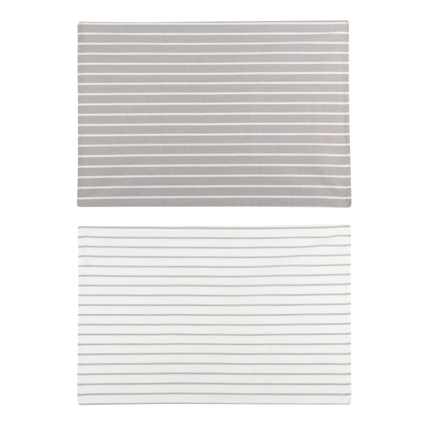 Set 2 strofinacci 50x70 cm cotone tinto filo righe