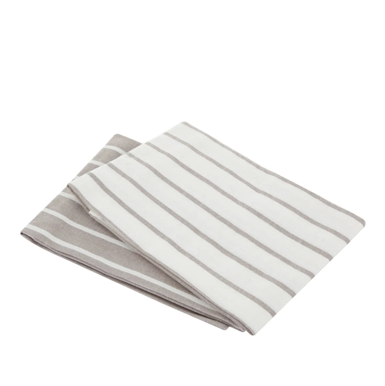 Set 2 strofinacci 50x70 cm cotone tinto filo righe