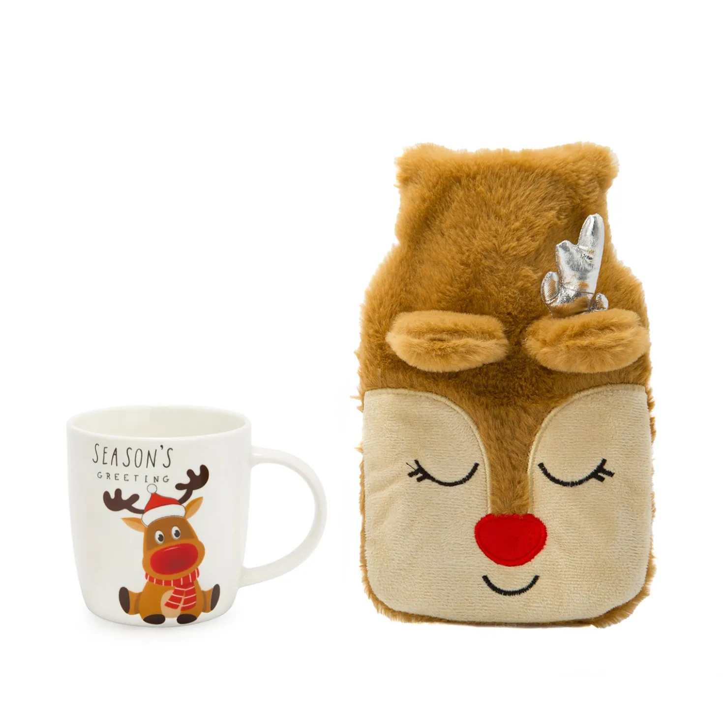 Set tazza mug con boule renna