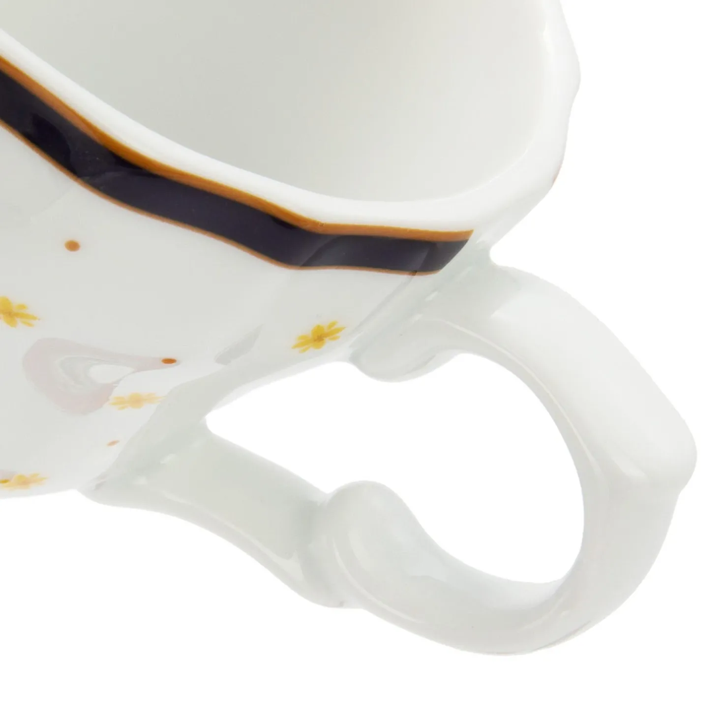 Set 6 tazzine caffè decori Natale porcellana con piattino