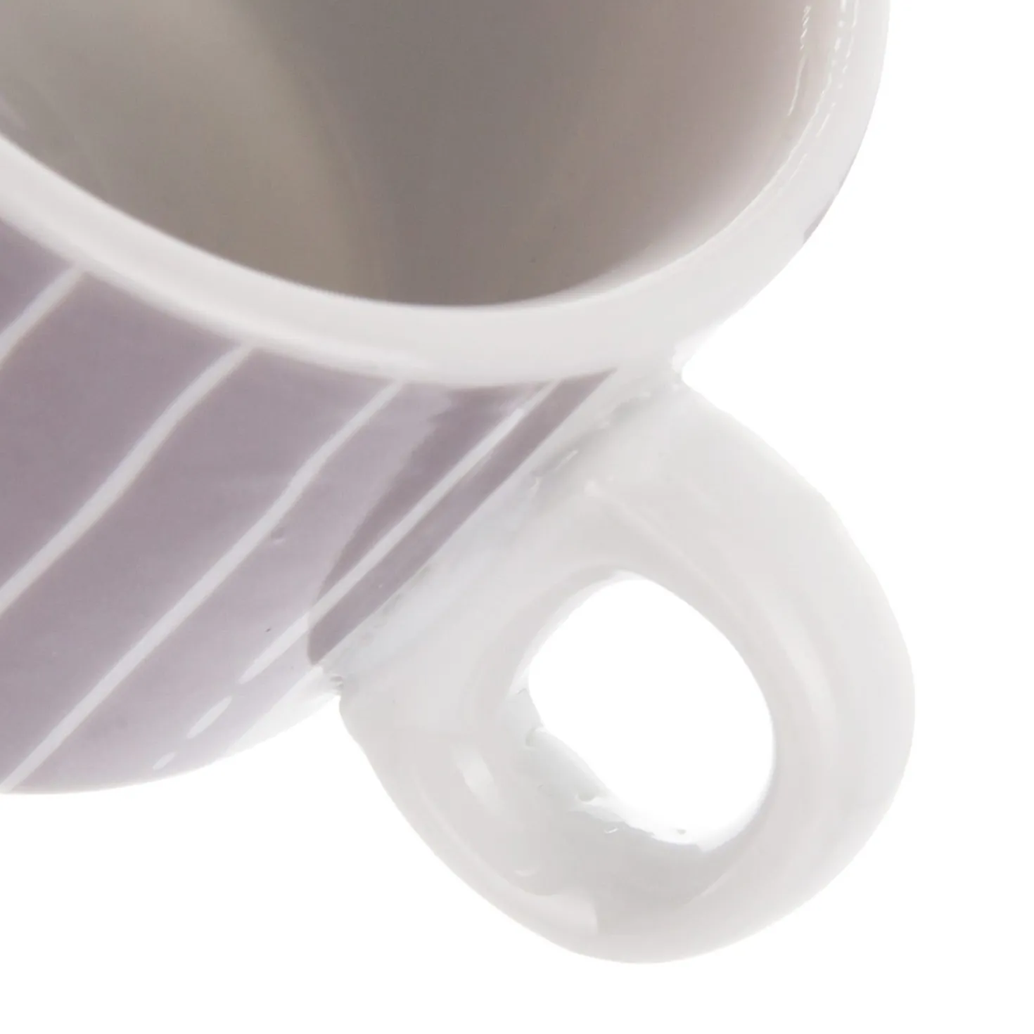 Set 4 tazzine caffè Mix e Match grigio con stand