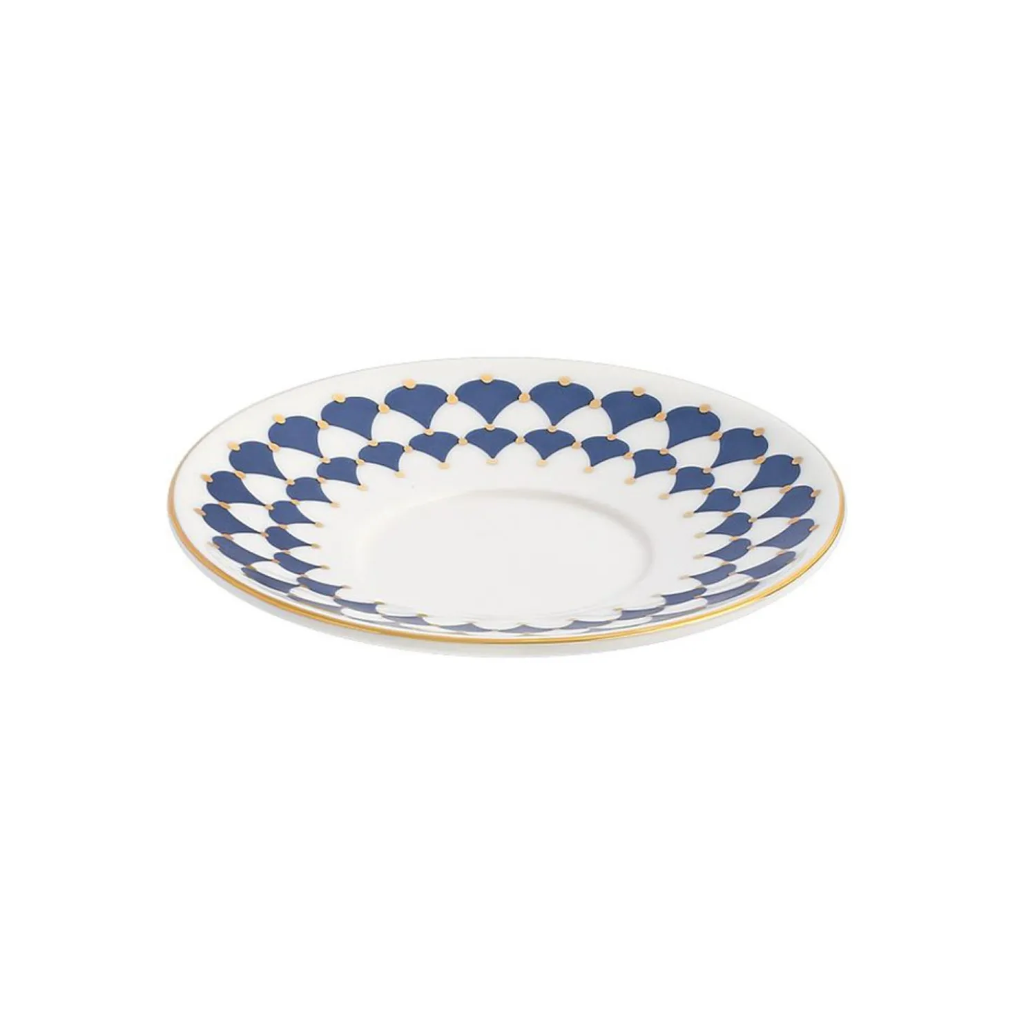Set 2 tazzine da caffè con piattino Peyda blu