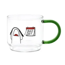 Set 4 tazzine 100 ml in vetro Comic