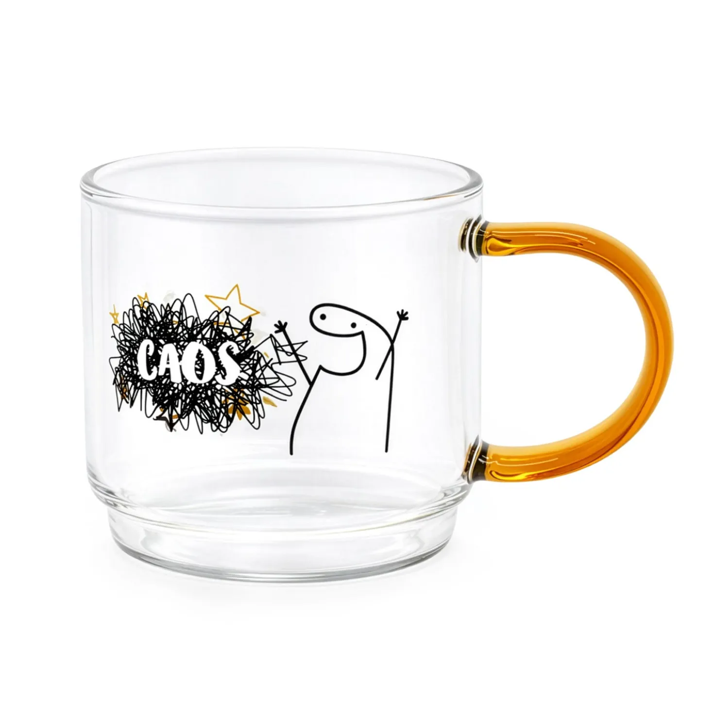 Set 4 tazzine 100 ml in vetro Comic