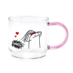 Set 4 tazzine 100 ml in vetro Comic