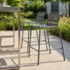 Sgabello bar da giardino Phuket grigio