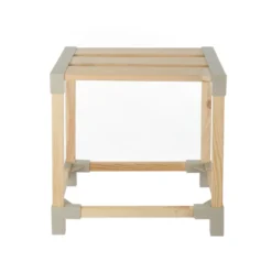 Sgabello in legno 38,5x43x25 cm
