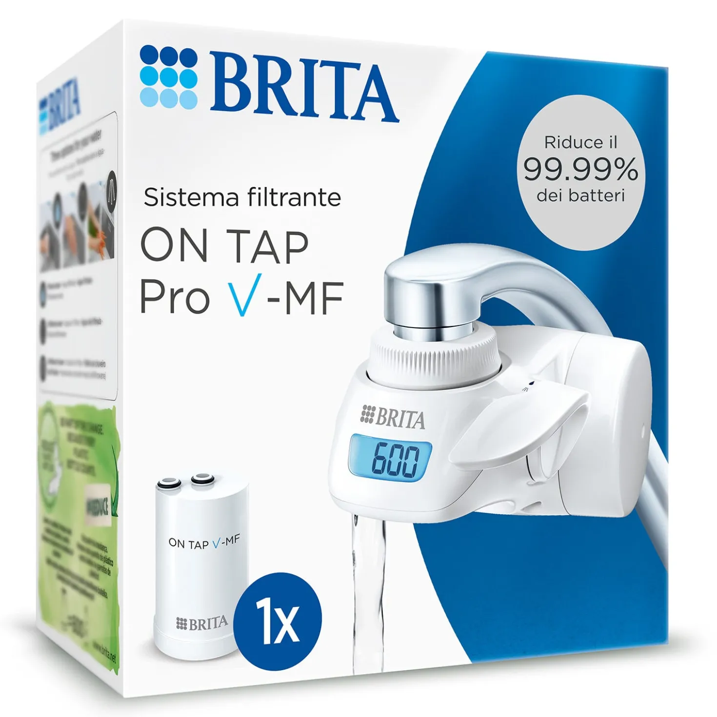 Sistema filtrante per rubinetto Brita On Tap