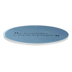 Sottopentola in ceramica blu 20 cm scritta Quotes