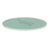 Sottopentola tondo in ceramica salvia 20 cm con scritta