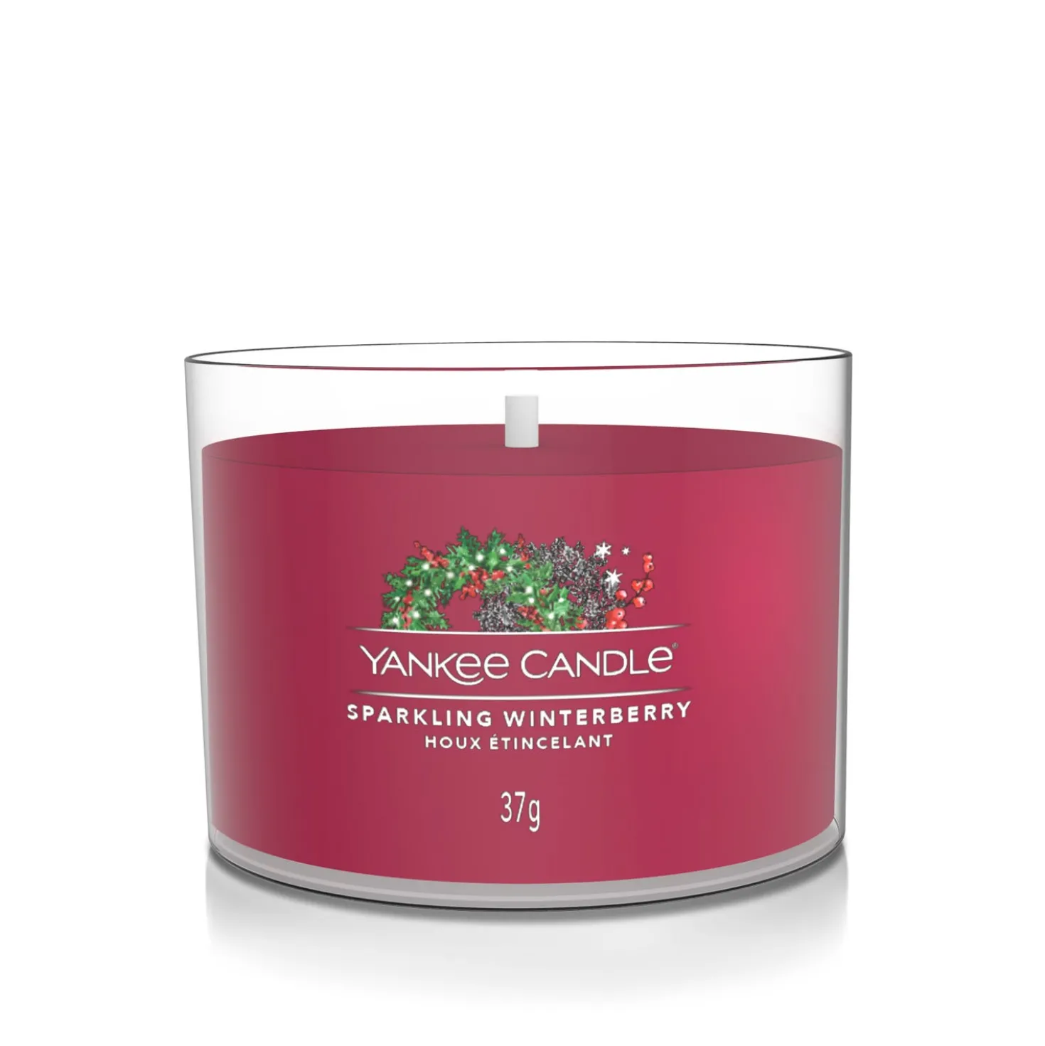 Sparkling Winterberry, candela votiva profumata Yankee Candle