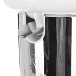 Spremiagrumi elettrico bianco cromato Design Luca Trazzi