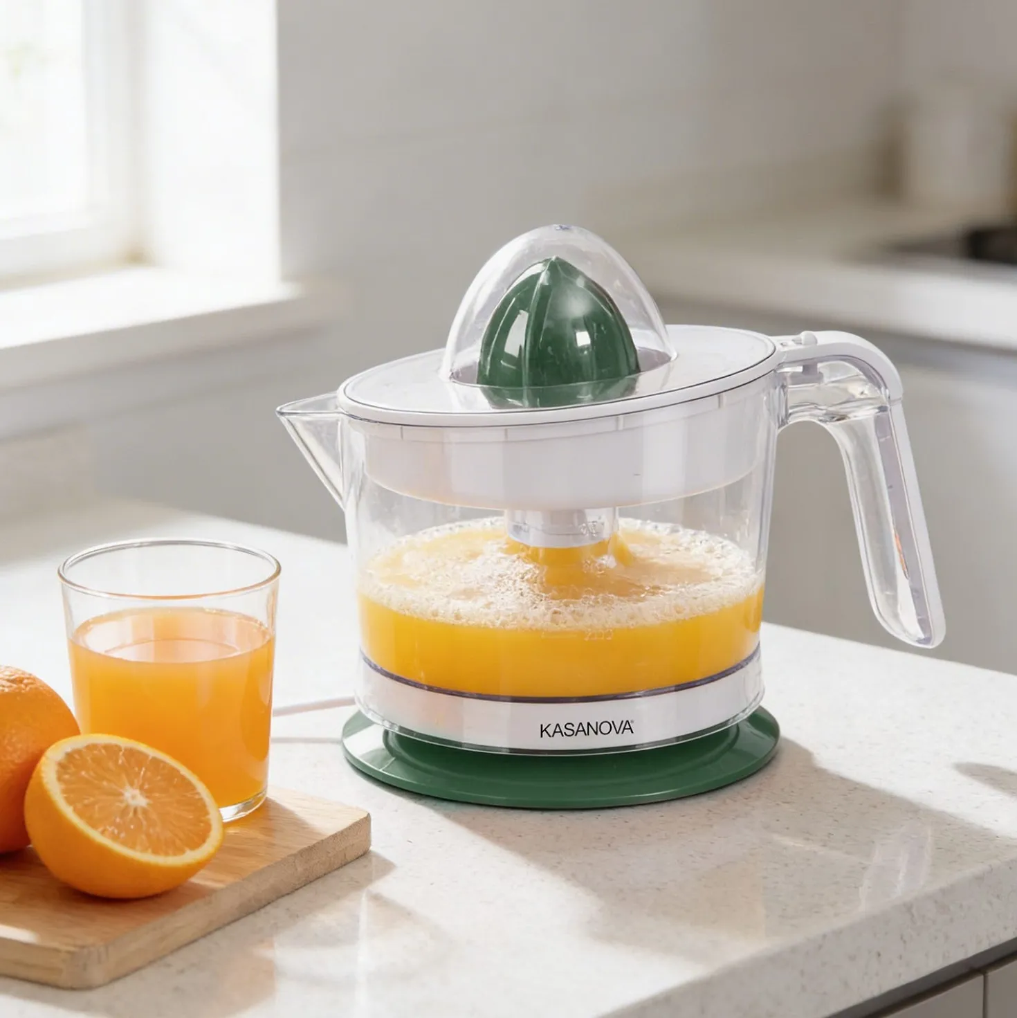 Spremiagrumi elettrico 800 ml verde