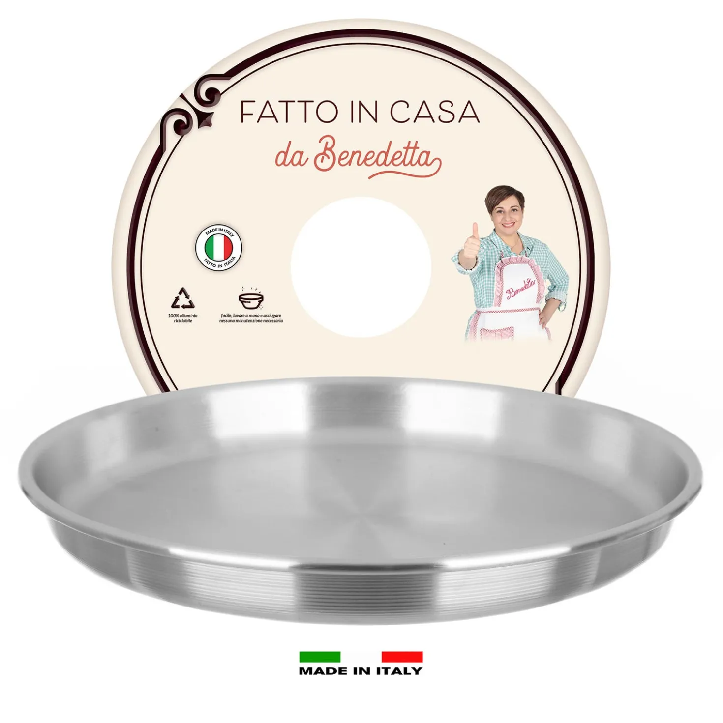 Stampo crostata 28 cm Fatto in casa da Benedetta alluminio