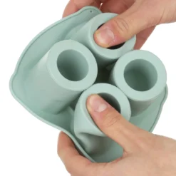 Stampo ghiaccio in silicone 4 cubi tondi