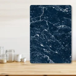 Tagliere effetto marmo blu 20x30 cm