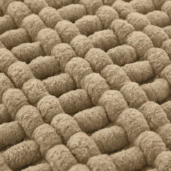 Tappeto bagno ciniglia 60x130 cm beige Rug
