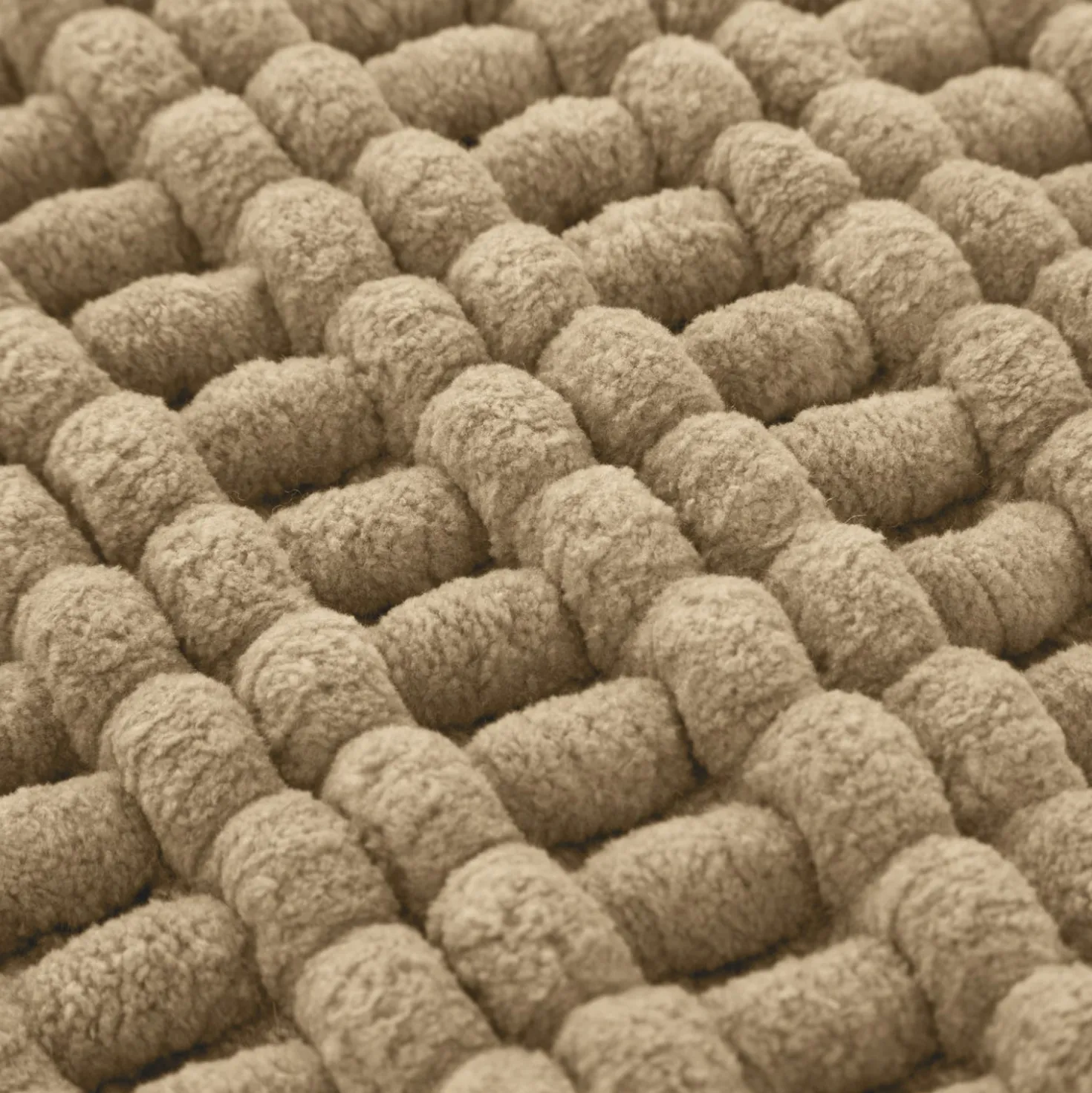 Tappeto bagno ciniglia 60x110 cm beige Rug