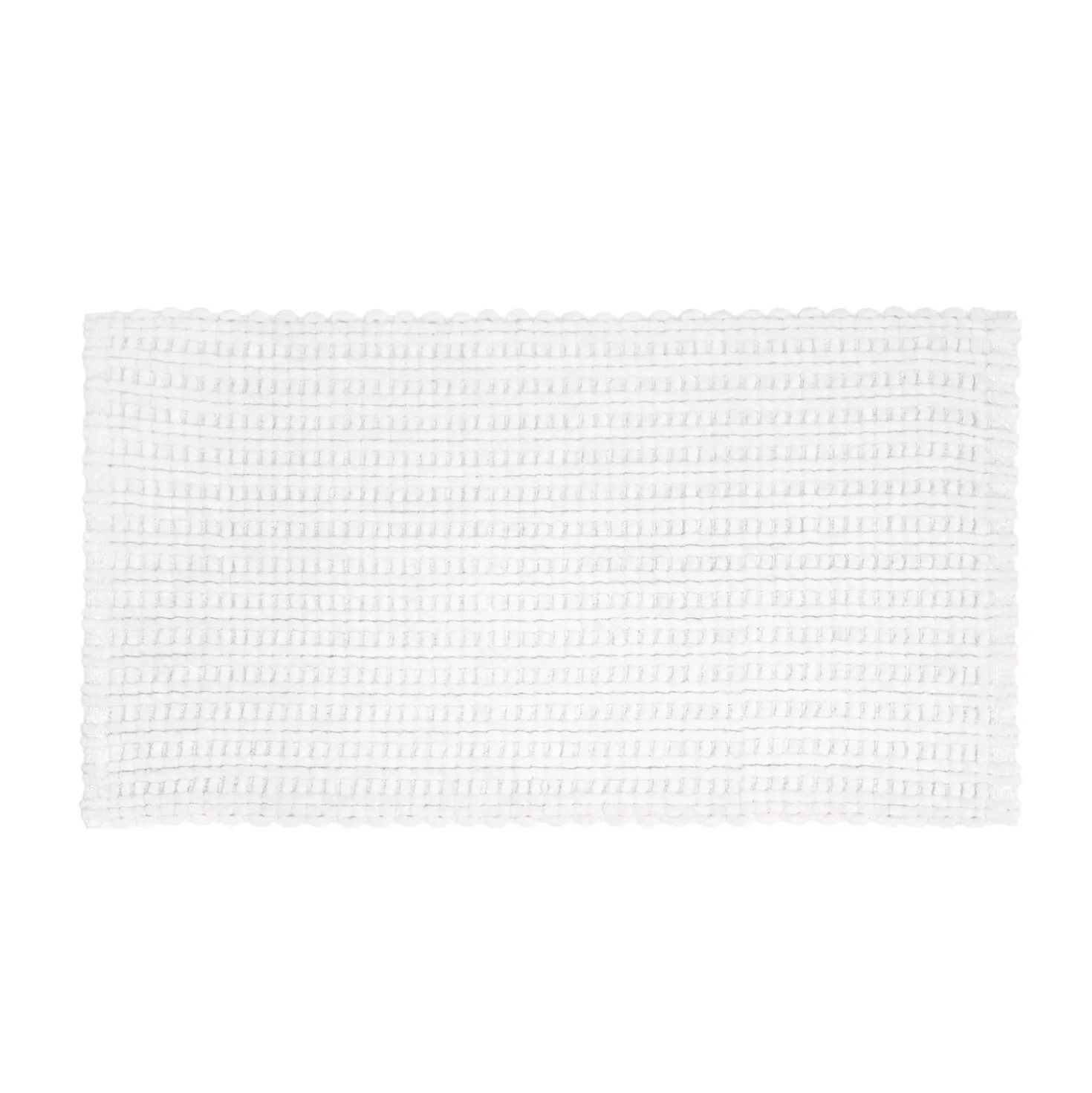 Tappeto bagno ciniglia 60x110 cm bianco Rug