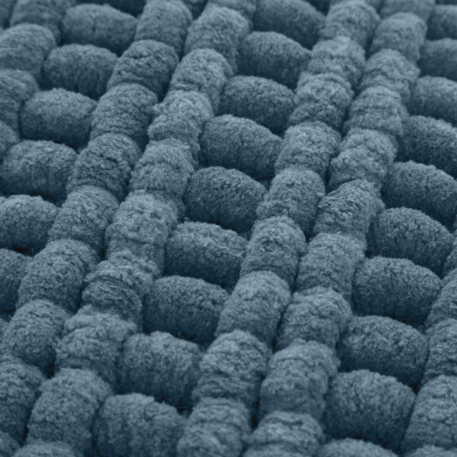 Tappeto bagno ciniglia 60x110 cm blu Rug