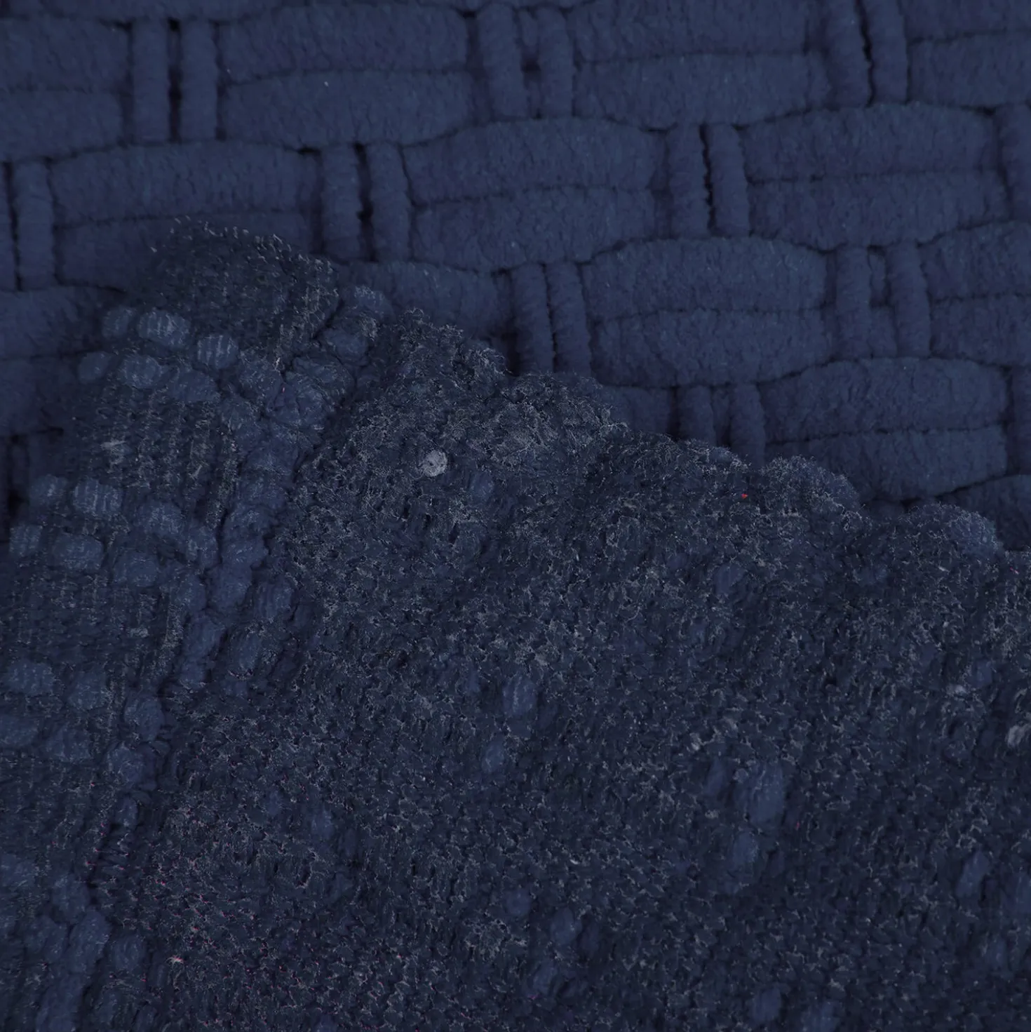 Tappeto bagno ciniglia 80x50 cm Dark blue