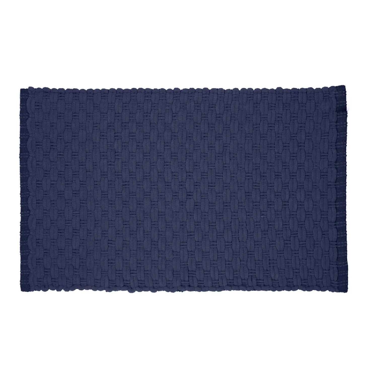 Tappeto bagno ciniglia 80x50 cm Dark blue