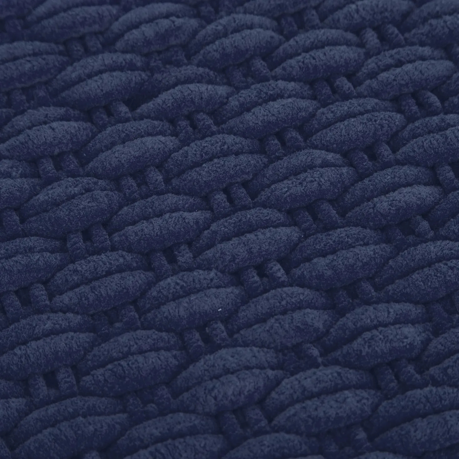 Tappeto bagno ciniglia 80x50 cm Dark blue