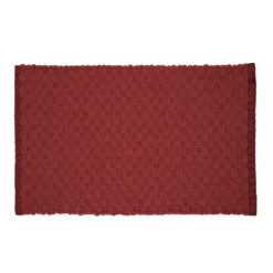 Tappeto bagno ciniglia 80x50 cm Mineral Red