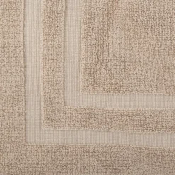 Tappeto bagno cotone tortora 50x70 cm Basik