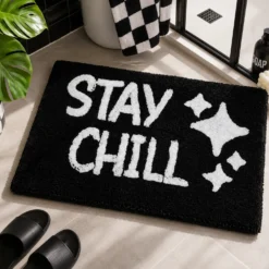 Tappeto bagno cotone 50x80 cm Stay Chill