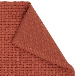 Tappeto bagno 60x130 cm in ciniglia terracotta