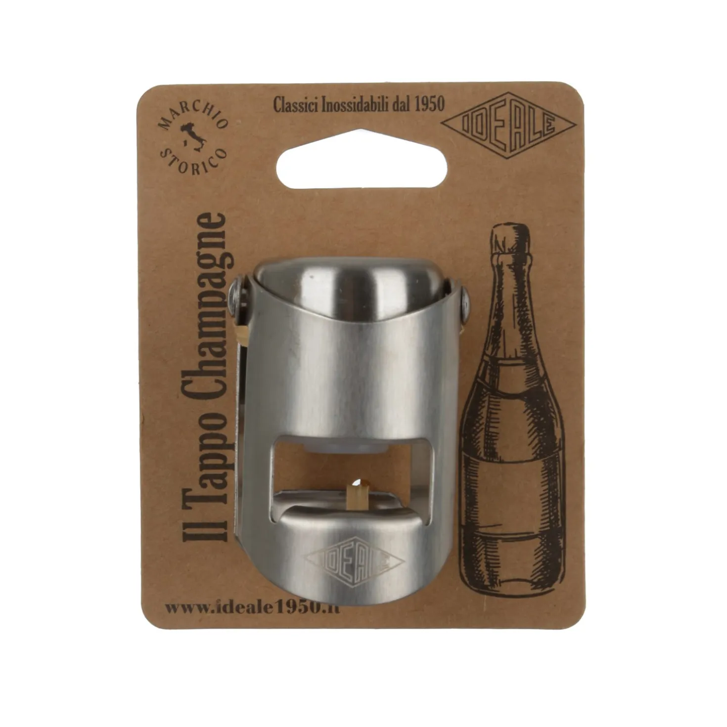 Tappo Champagne in acciaio inox Ideale IPAC