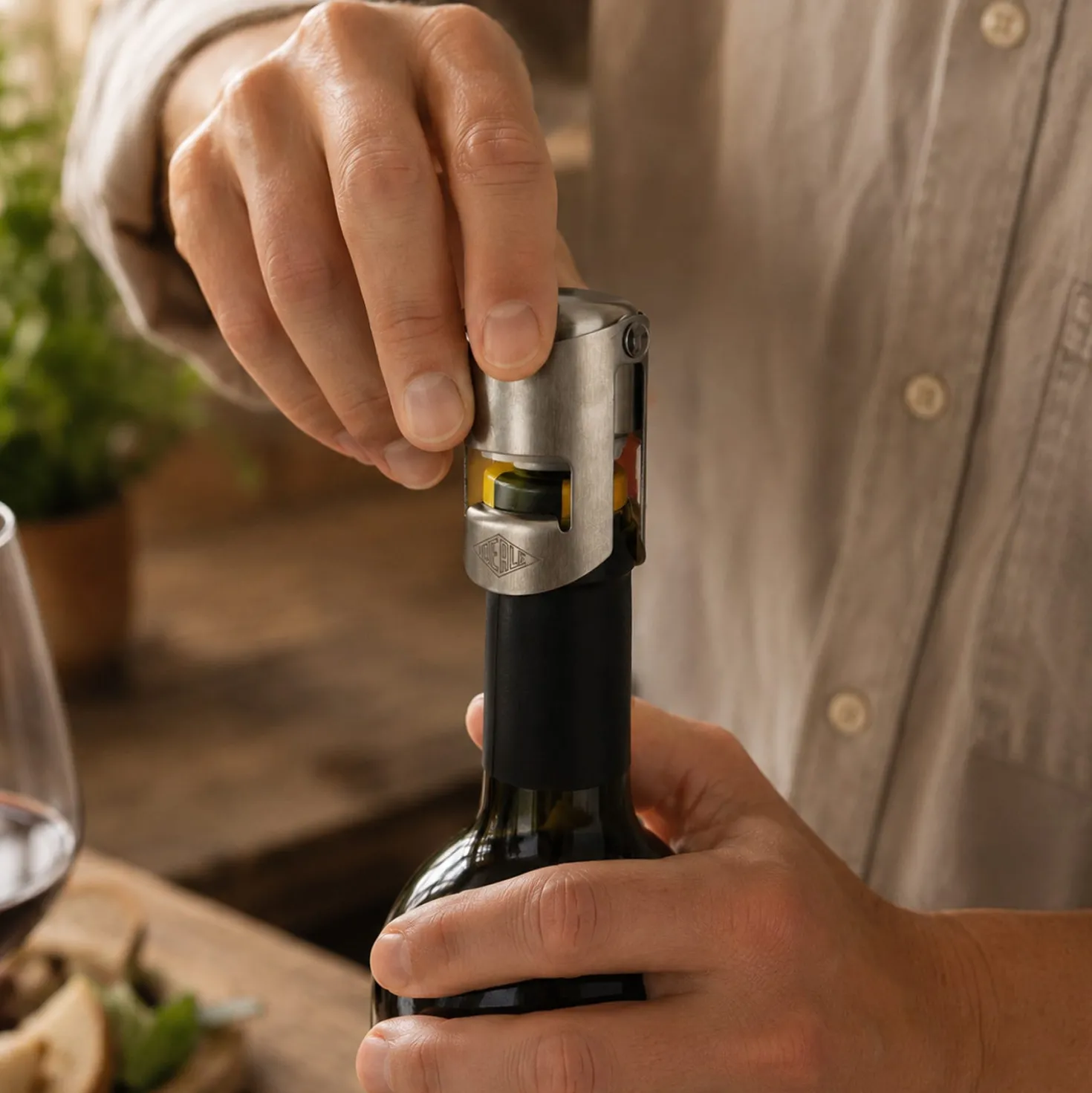 Tappo Champagne in acciaio inox Ideale IPAC