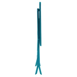 Tavolo bar da esterno pieghevole 70x70x96 cm Greensboro blu
