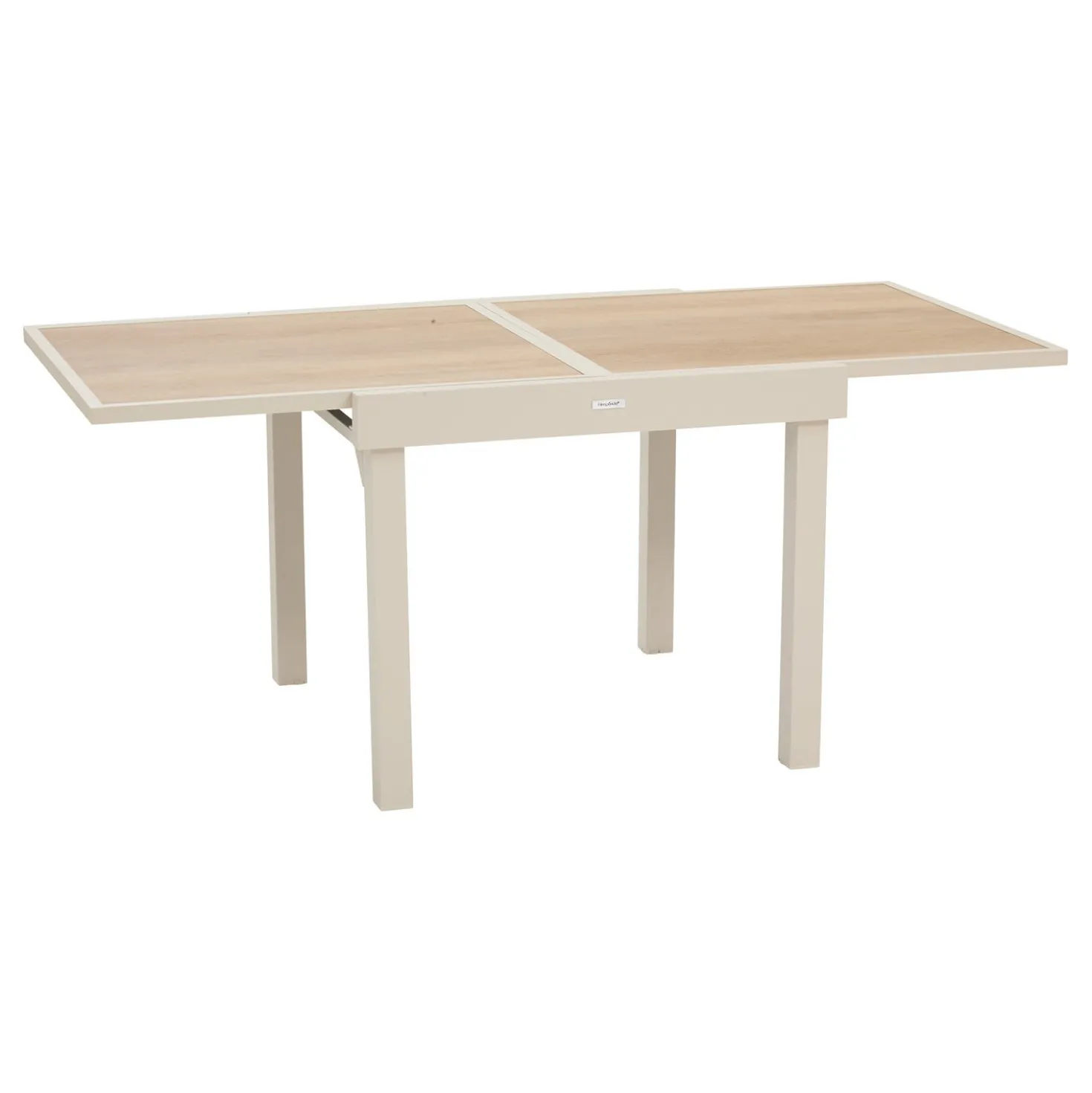 Tavolo da giardino allungabile 90 180x90x75,5 cm - Piazza argilla