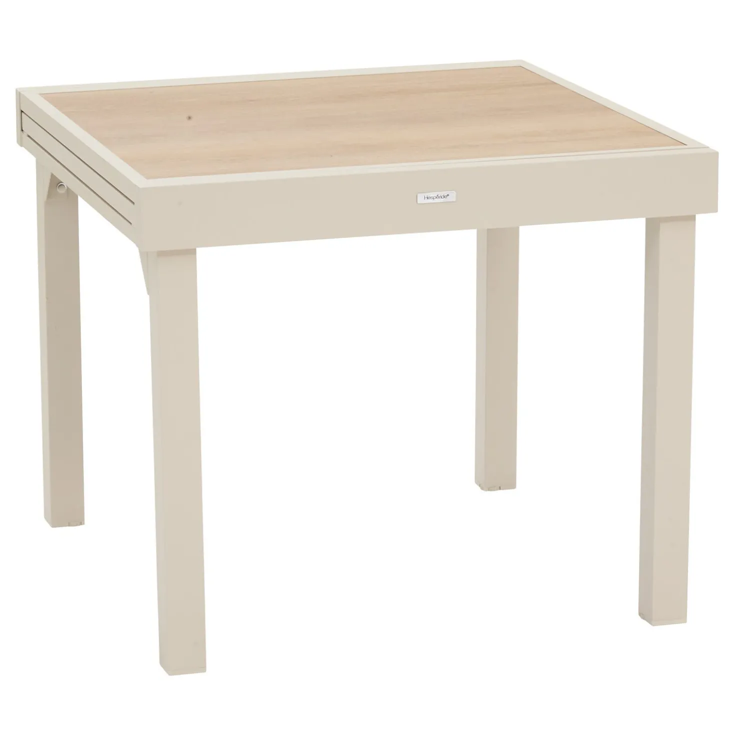 Tavolo da giardino allungabile 90 180x90x75,5 cm - Piazza argilla