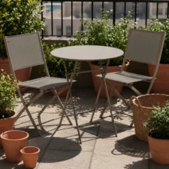 Tavolo da giardino 60x71 cm pieghevole caffè Greensboro