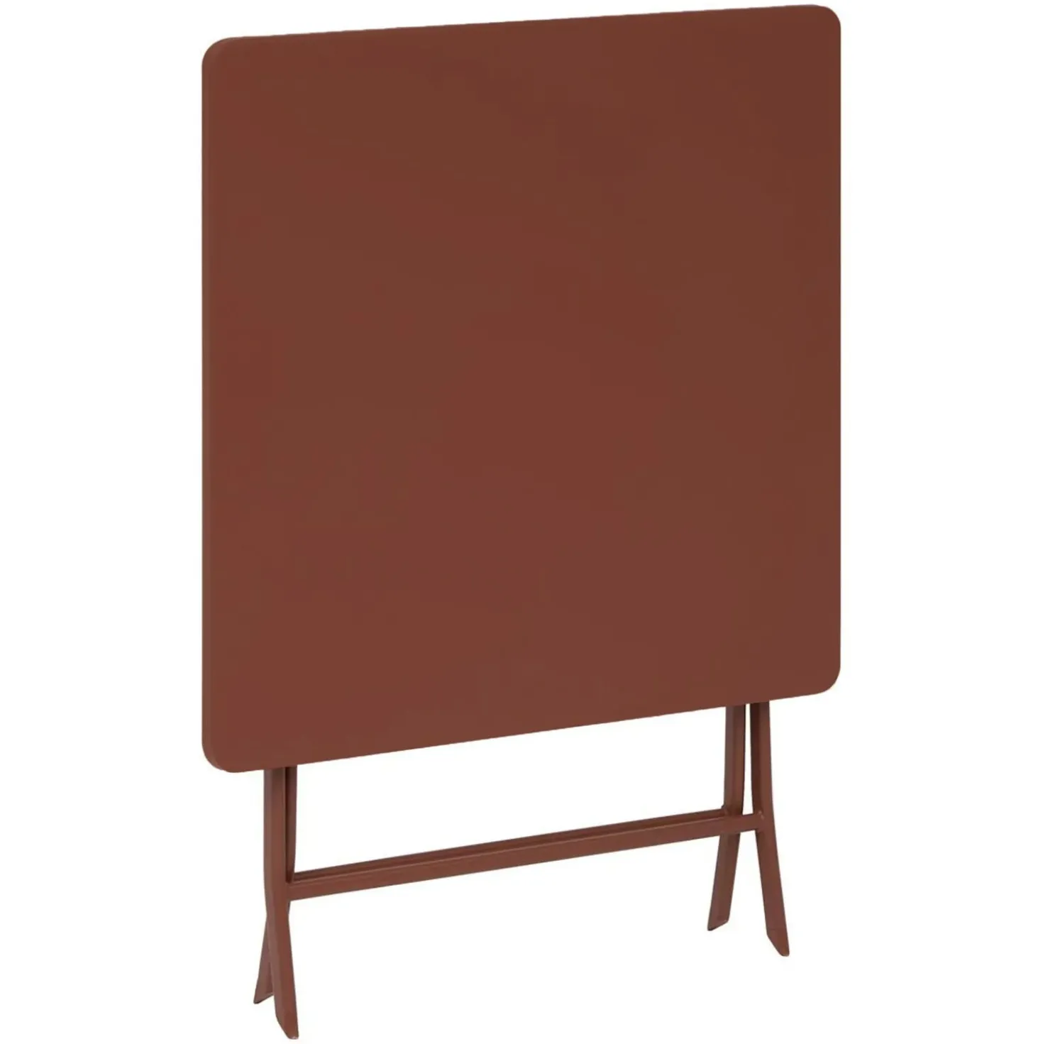 Tavolo da giardino 70x70x71 cm pieghevole mogano Greensboro
