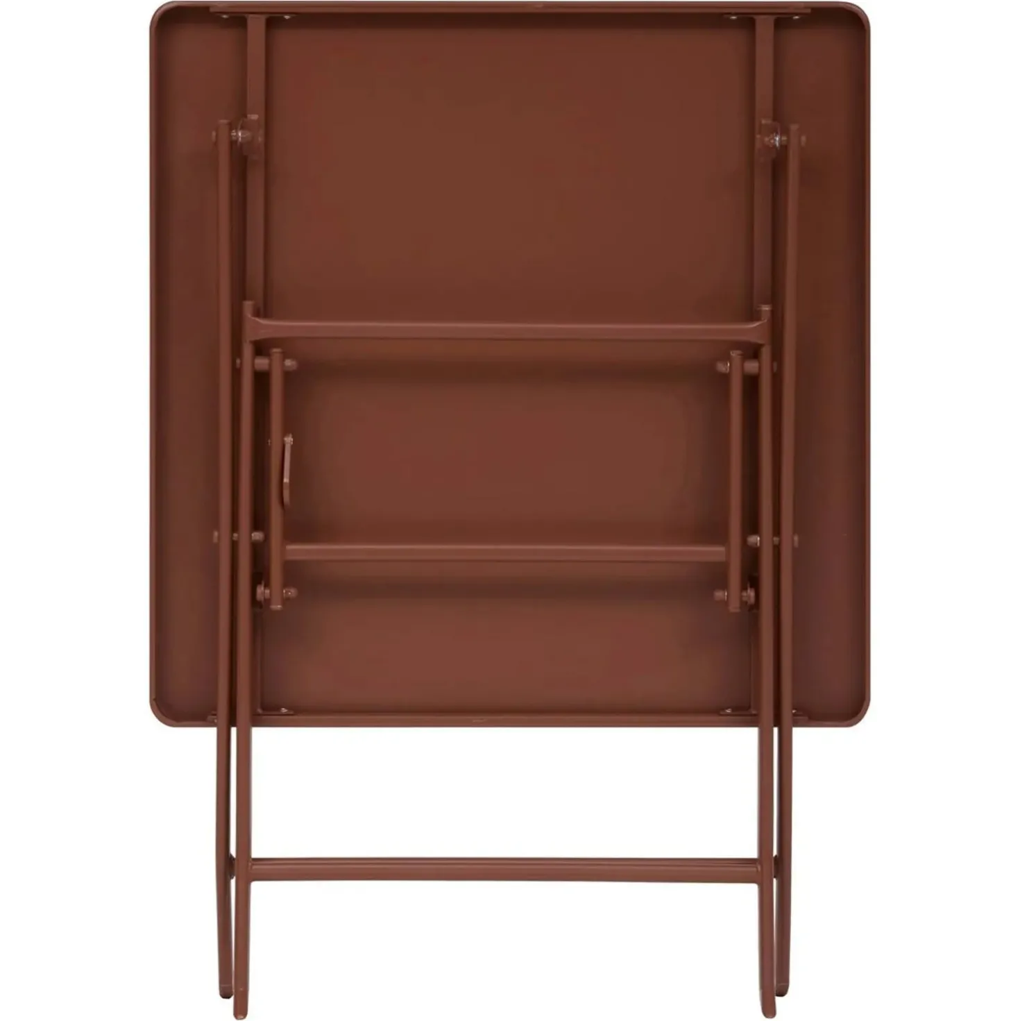 Tavolo da giardino 70x70x71 cm pieghevole mogano Greensboro