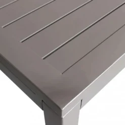 Tavolo da giardino 150x74x90 cm taupe