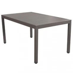Tavolo da giardino 150x74x90 cm taupe