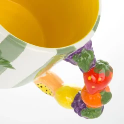 Tazza ananas righe verdi 530 ml Florafruit ceramica