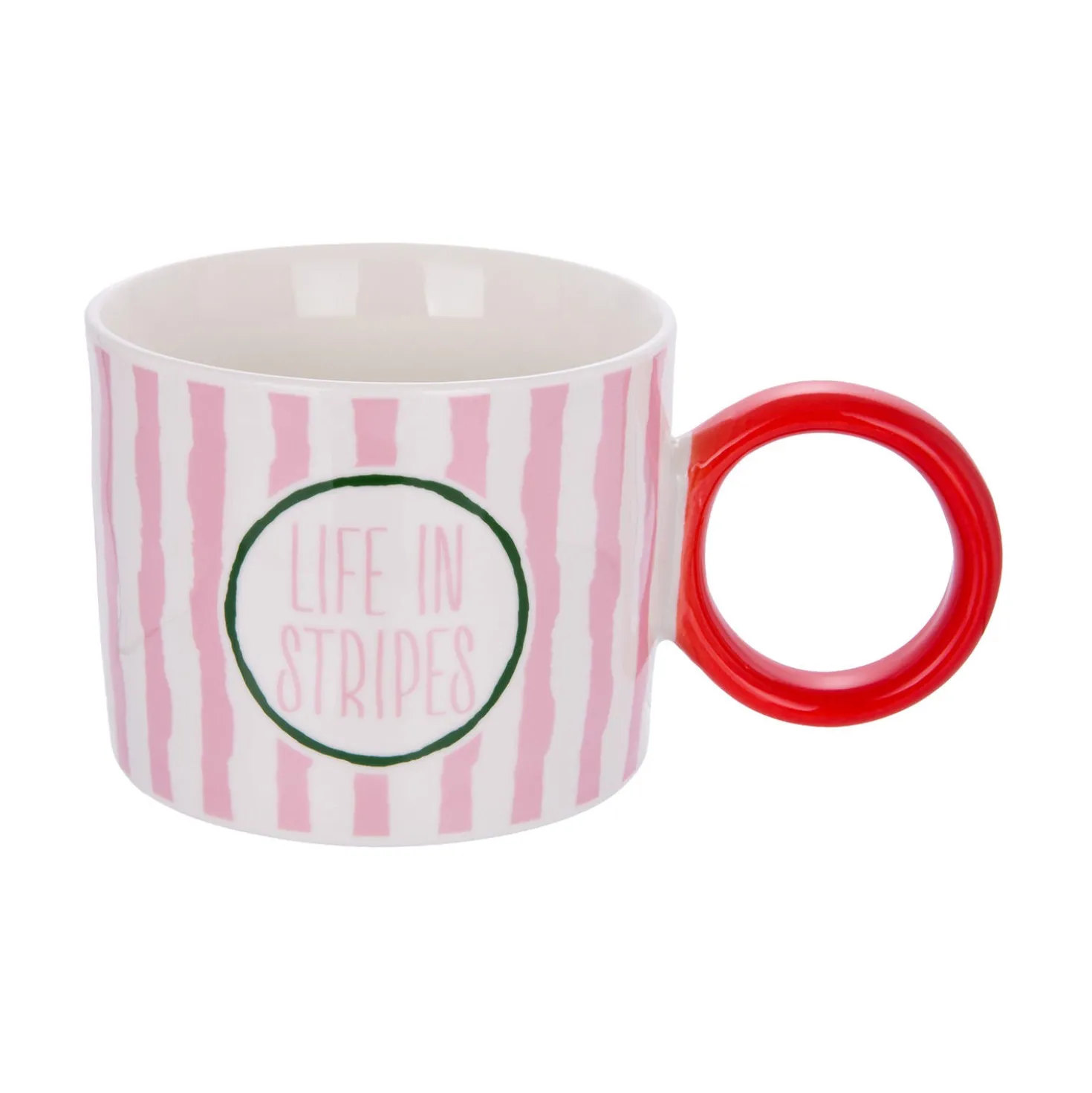 Tazza ceramica Life in Stripes 360 ml Color Bloom
