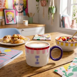 Tazza ceramica Love is Love 360 ml Color Bloom