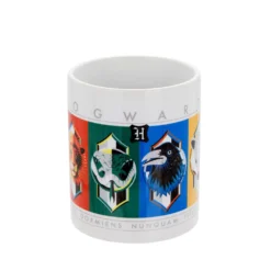 Tazza Harry Potter stemmi Case Hogwarts in ceramica
