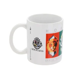 Tazza Harry Potter stemmi Case Hogwarts in ceramica